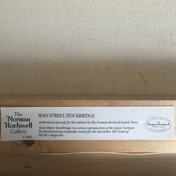 1992 Norman Rockwell Gallery Home For Christmas - Picture 9 of 9